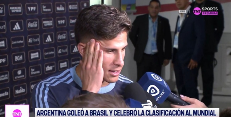 打進處子球，朱利亞諾-西蒙尼：感謝國家隊，身披這身球衣是夢想