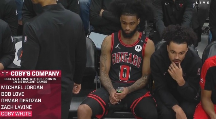 別拿懷特不當(dāng)科比！科比-懷特連續(xù)3場得分35+ 隊史比肩喬丹&拉文