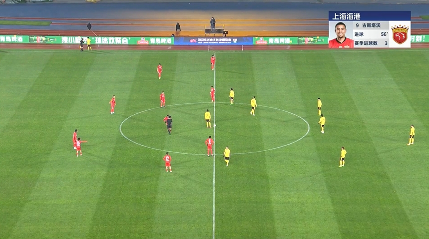 海港再扳一球！19歲李新翔助攻古斯塔沃破門，本場傳射建功！
