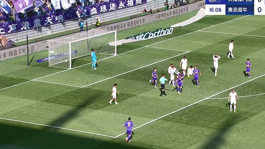 先聲奪人！基萊斯停球轉身巧妙回做，羅斯斬獲津門虎生涯處子球！