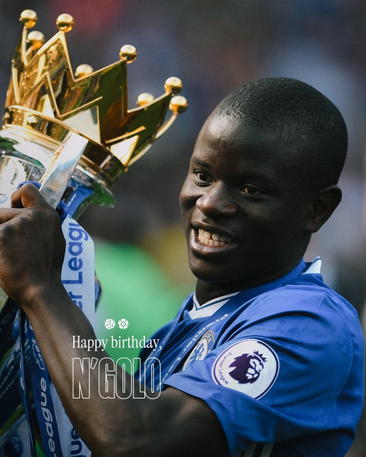 切爾西官方?？蔡?4歲生日快樂，球員效力藍軍7年斬獲6冠