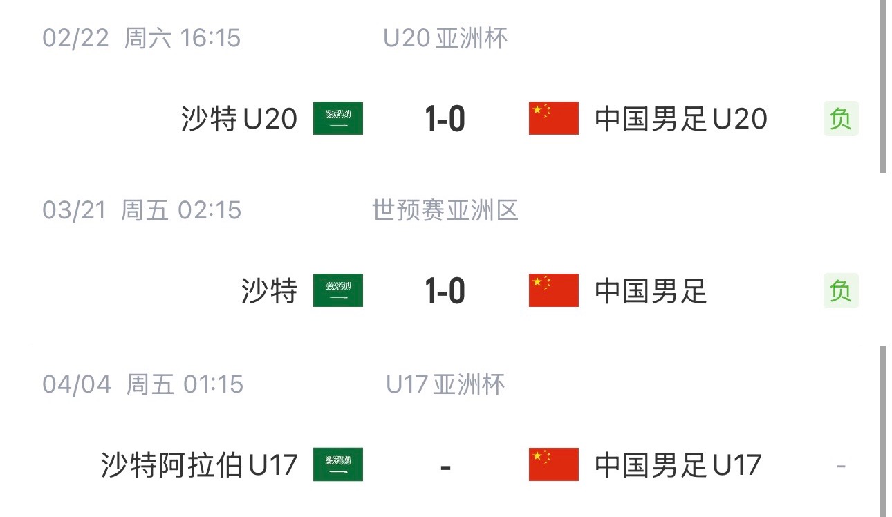 國字號三遇沙特！國少U17亞洲杯首戰對陣沙特，此前國足&國青均負