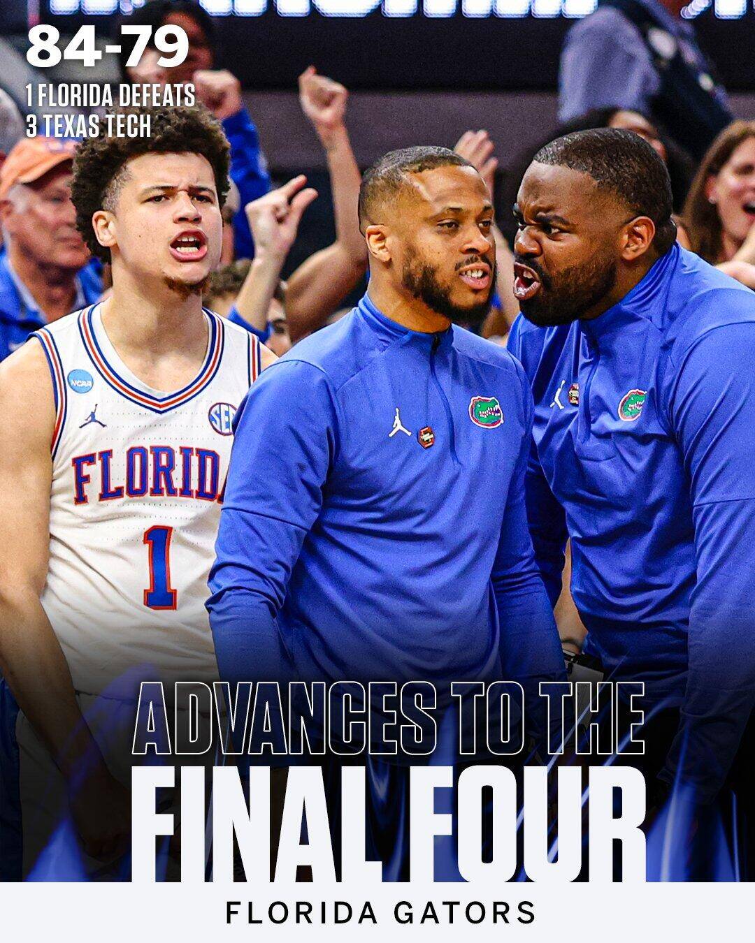 大火收汁！小克萊頓4分半11分2助帶隊17-6逆轉(zhuǎn) 佛羅里達晉級四強