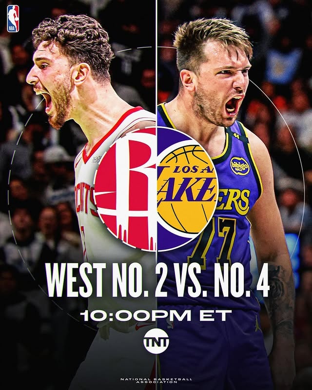 狂野西部焦點(diǎn)大戰(zhàn)！NBA官方發(fā)布火湖大戰(zhàn)海報(bào)：申京VS東契奇