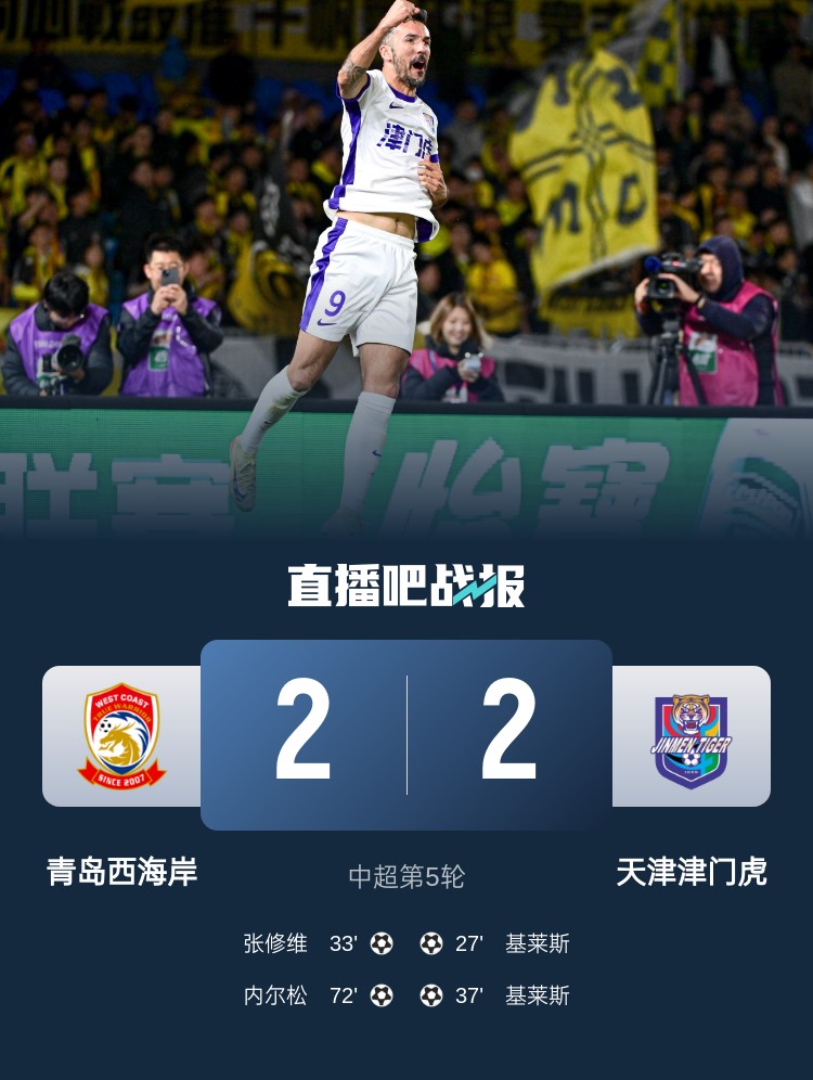 津媒：津門虎只踢了半場好球，9天3賽凸顯體能及板凳深度不足